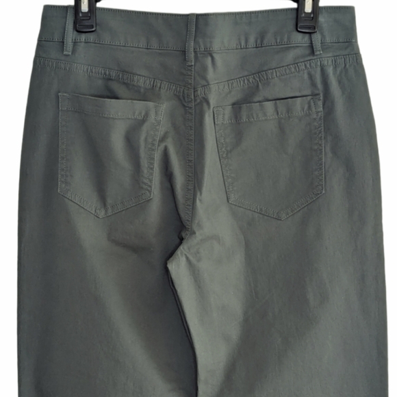 Loft Women's Olive Green Cotton Spandex Pants NWT Size 4 - Picture 4 of 11